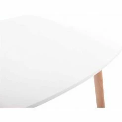Sortie 🔥 DéCOSHOP26 Table De Cuisine Table D'appoint En Bois Couleur Blanc Hauteur 75 Cm - Blante 🌟 -Table haute Boutique 10318180 3