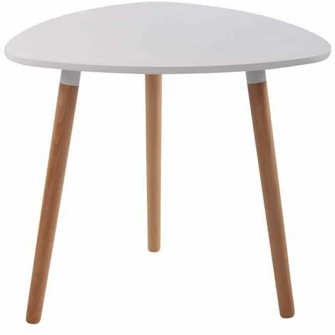 Nouveau 🥰 DéCOSHOP26 Table De Cuisine Table D'appoint En Bois Couleur Blanc Hauteur 75 Cm Ø 80 Cm - Blante 👏 3 Nouveau 🥰 DéCOSHOP26 Table De Cuisine Table D'appoint En Bois Couleur Blanc Hauteur 75 Cm Ø 80 Cm - Blante 👏