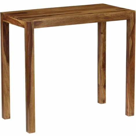 Top 10 😍 VidaXL Table De Bar Bois De Sesham Massif 118 X 60 X 107 Cm - Brun ✔️ 4 Top 10 😍 VidaXL Table De Bar Bois De Sesham Massif 118 X 60 X 107 Cm - Brun ✔️ – Image 2