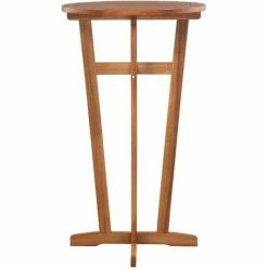 Nouveau 🌟 VidaXL Table De Bar 60x105 Cm Bois D'acacia Massif - Brun 🧨 -Table haute Boutique 10651372 2