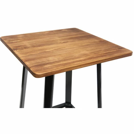 Meilleure vente ✔️ MILIBOO Table De Bar Design JONES - Noir - Noir ✨ 5 Meilleure vente ✔️ MILIBOO Table De Bar Design JONES - Noir - Noir ✨ – Image 3