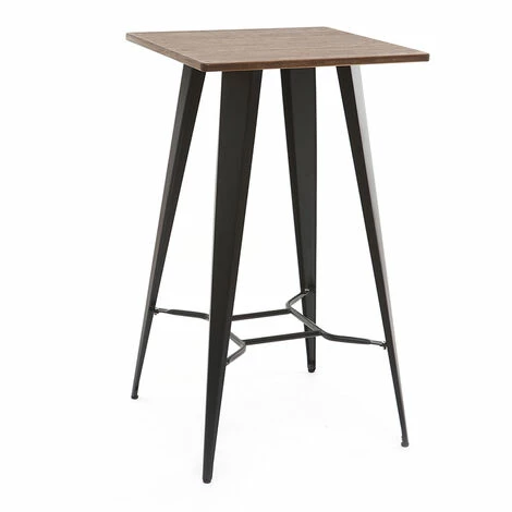 Budget 😍 MILIBOO Table De Bar Métal Noir HOCKER - Noir ✨ 4 Budget 😍 MILIBOO Table De Bar Métal Noir HOCKER - Noir ✨ – Image 2