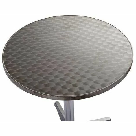 Grosses soldes 😉 Bc-elec - BS11011-6 Table Haute De Bar / Réception Ø60Cm, Mange Debout En Aluminium, H: 70 Ou 110 Cm - Gris ✔️ 4 Grosses soldes 😉 Bc-elec - BS11011-6 Table Haute De Bar / Réception Ø60Cm, Mange Debout En Aluminium, H: 70 Ou 110 Cm - Gris ✔️ – Image 2