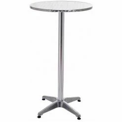 Grosses soldes 😉 Bc-elec - BS11011-6 Table Haute De Bar / Réception Ø60Cm, Mange Debout En Aluminium, H: 70 Ou 110 Cm - Gris ✔️ 10 Grosses soldes 😉 Bc-elec - BS11011-6 Table Haute De Bar / Réception Ø60Cm, Mange Debout En Aluminium, H: 70 Ou 110 Cm - Gris ✔️ -Table haute Boutique 138799 4