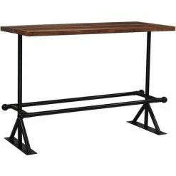 Grosses soldes 👍 VIDAXL Mobilier De Bar 7 Pcs Bois De Récupération Massif - Brun - Ensembles De Meubles De Cuisine Et De Salle à Manger - Brun - Brun 🔔 -Table haute Boutique 14077409 3