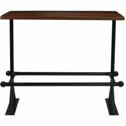 Grosses soldes 👍 VIDAXL Mobilier De Bar 7 Pcs Bois De Récupération Massif - Brun - Ensembles De Meubles De Cuisine Et De Salle à Manger - Brun - Brun 🔔 -Table haute Boutique 14077409 4
