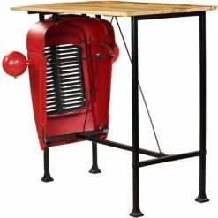 Acheter 🔥 VIDAXL Table De Bar Bois De Manguier 60x150x107 Cm Rouge Tracteur - Meubles/Tables/Tables De Salle à Manger Et De Cuisine - Rouge - Rouge 🔥 10 Acheter 🔥 VIDAXL Table De Bar Bois De Manguier 60x150x107 Cm Rouge Tracteur - Meubles/Tables/Tables De Salle à Manger Et De Cuisine - Rouge - Rouge 🔥 -Table haute Boutique 14077835 4