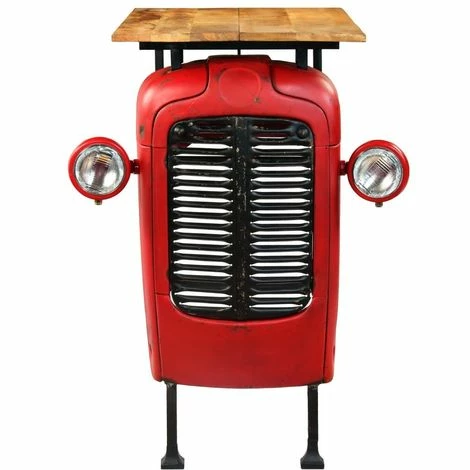 Acheter 🔥 VIDAXL Table De Bar Bois De Manguier 60x150x107 Cm Rouge Tracteur - Meubles/Tables/Tables De Salle à Manger Et De Cuisine - Rouge - Rouge 🔥 7 Acheter 🔥 VIDAXL Table De Bar Bois De Manguier 60x150x107 Cm Rouge Tracteur - Meubles/Tables/Tables De Salle à Manger Et De Cuisine - Rouge - Rouge 🔥 – Image 5