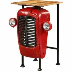 Offres 🔔 VIDAXL Meuble De Bar 3 Pcs Bois Massif De Manguier 60x60x107 Cm - Brun - Ensembles De Meubles De Cuisine Et De Salle à Manger - Brun - Brun 🤩 -Table haute Boutique 14077838 4