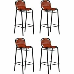 Vente flash 😍 VIDAXL Ensemble De Bar 5 Pcs Bois Massif Recyclé Et Cuir De Chèvre - Brun - Ensembles De Meubles De Cuisine Et De Salle à Manger - Brun - Brun 🎁 11 Vente flash 😍 VIDAXL Ensemble De Bar 5 Pcs Bois Massif Recyclé Et Cuir De Chèvre - Brun - Ensembles De Meubles De Cuisine Et De Salle à Manger - Brun - Brun 🎁 -Table haute Boutique 14077868 5