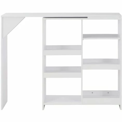 Les meilleures critiques de 🤩 HELLOSHOP26 Table Haute Mange Debout Bar Bistrot Avec Tablette Amovible Blanc 120 Cm - Blanc 🎉 5 Les meilleures critiques de 🤩 HELLOSHOP26 Table Haute Mange Debout Bar Bistrot Avec Tablette Amovible Blanc 120 Cm - Blanc 🎉 – Image 3