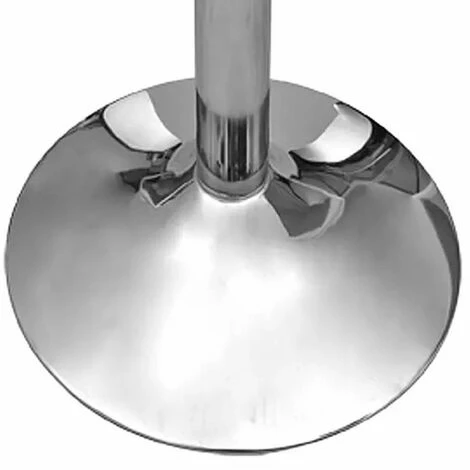 Meilleur prix 🎉 HELLOSHOP26 Table Haute Mange Debout Bar Bistrot MDF Avec 1 Pied En Acier Haut Brillance Blanc - Blanc ✔️ 6 Meilleur prix 🎉 HELLOSHOP26 Table Haute Mange Debout Bar Bistrot MDF Avec 1 Pied En Acier Haut Brillance Blanc - Blanc ✔️ – Image 4