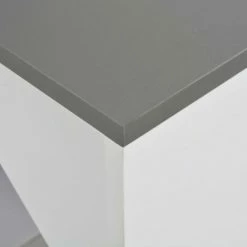 Grosses soldes 🌟 HELLOSHOP26 Table Haute Mange Debout Bar Bistrot Avec Armoire Blanc 200 Cm - Blanc 🌟 -Table haute Boutique 14120771 2