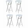 Coupon 🌟 HELLOSHOP26 Table Haute Mange Debout Bar Bistrot 4 Pièces Avec Dessus De Table En Mdf Blanc - Blanc 👍 1 Coupon 🌟 HELLOSHOP26 Table Haute Mange Debout Bar Bistrot 4 Pièces Avec Dessus De Table En Mdf Blanc - Blanc 👍 -Table haute Boutique 14120793 1