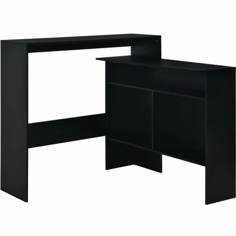 Grosses soldes ⌛ HELLOSHOP26 Table Haute Mange Debout Bar Bistrot Avec 2 Dessus De Table Noir 130 Cm - Noir 🥰 5 Grosses soldes ⌛ HELLOSHOP26 Table Haute Mange Debout Bar Bistrot Avec 2 Dessus De Table Noir 130 Cm - Noir 🥰 – Image 3