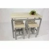 Coupon ❤️ PRICE FACTORY Ensemble Design Table Haute, Bar + 4 Tabourets LE MANS. Set Moderne Type Industriel, Bois Et Métal. - Gris 🔥 2 Coupon ❤️ PRICE FACTORY Ensemble Design Table Haute, Bar + 4 Tabourets LE MANS. Set Moderne Type Industriel, Bois Et Métal. - Gris 🔥 -Table haute Boutique 14343423 1
