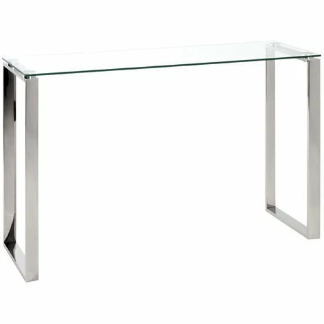 Budget 🔥 Table Haute En Verre Trempé Transparent - 120 X 40 X 78 Cm -PEGANE- ❤️ 3 Budget 🔥 Table Haute En Verre Trempé Transparent - 120 X 40 X 78 Cm -PEGANE- ❤️