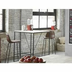 Le moins cher 😍 Table à Diner Bar Edena - Atmosphera - Bois 😉 9 Le moins cher 😍 Table à Diner Bar Edena - Atmosphera - Bois 😉 -Table haute Boutique 15105699 3