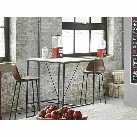 Le moins cher 😍 Table à Diner Bar Edena - Atmosphera - Bois 😉 5 Le moins cher 😍 Table à Diner Bar Edena - Atmosphera - Bois 😉 – Image 3