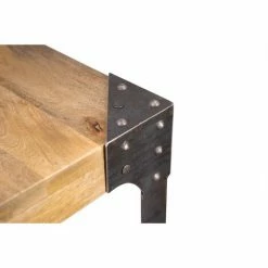 Vente flash 😉 MILIBOO Table Haute Industrielle Rectangulaire En Manguier Massif Et Métal MADISON - Bois Clair / Noir 🛒 8 Vente flash 😉 MILIBOO Table Haute Industrielle Rectangulaire En Manguier Massif Et Métal MADISON - Bois Clair / Noir 🛒 -Table haute Boutique 15874709 3