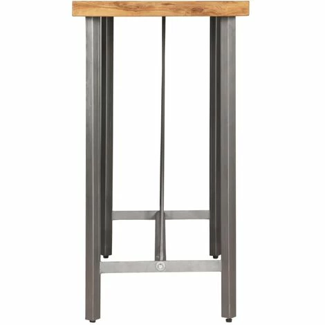Top 10 🎁 HELLOSHOP26 Table Haute Mange Debout Bar Bistrot Teck Recyclé Massif 120 Cm 🧨 7 Top 10 🎁 HELLOSHOP26 Table Haute Mange Debout Bar Bistrot Teck Recyclé Massif 120 Cm 🧨 – Image 5