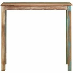 Les meilleures critiques de 👍 VidaXL Ensemble De Bar 5 Pcs Bois De Récupération Et Cuir Véritable - Multicolore ✔️ -Table haute Boutique 16334937 3