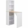 Acheter ⌛ ASUPERMALL Table De Bar Avec Armoire Blanc 115 X 59 X 200 Cm ✨ 2 Acheter ⌛ ASUPERMALL Table De Bar Avec Armoire Blanc 115 X 59 X 200 Cm ✨ -Table haute Boutique 16803360 1