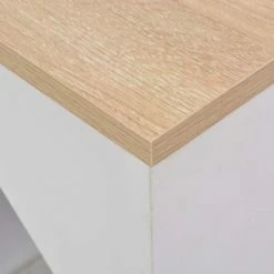Acheter ⌛ ASUPERMALL Table De Bar Avec Armoire Blanc 115 X 59 X 200 Cm ✨ -Table haute Boutique 16803360 5