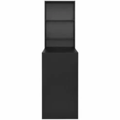 Top 10 🤩 HELLOSHOP26 Table Haute Mange Debout Bar Bistrot Avec Armoire Noir 200 Cm - Noir 🎁 -Table haute Boutique 17032590 5