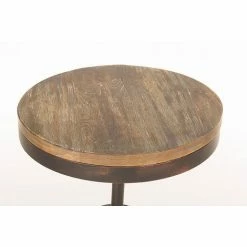 Promo 🛒 CLP Table De Bar Moko Ø 50 Cm Bronze 🎁 -Table haute Boutique 17836790 4