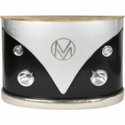 Meilleure vente 😉 MADE IN MEUBLES Meuble Bar Noir Avec Plateau En Bois De Manguier Combi - Noir ⌛