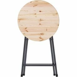 Acheter ✨ Table Haute HHG-021, Pin, Bois Massif Laqué, 110x70cm 😍 -Table haute Boutique 18940002 4
