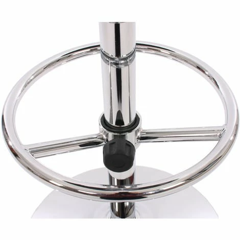 Acheter 🌟 HHG Table De Bar / Table Haute Bari, Ronde, Avec Repose-pied, 109x60x60cm, Noir 😀 6 Acheter 🌟 HHG Table De Bar / Table Haute Bari, Ronde, Avec Repose-pied, 109x60x60cm, Noir 😀 – Image 4