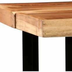 Acheter 🤩 YOUTHUP Table De Bar Bois Massif De Sesham 150 X 70 X 107 Cm ⌛ -Table haute Boutique 19530032 4
