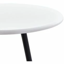 Tout neuf 🎉 YOUTHUP Table De Bar Blanc 60 X 107,5 Cm MDF 🛒 -Table haute Boutique 19533284 3