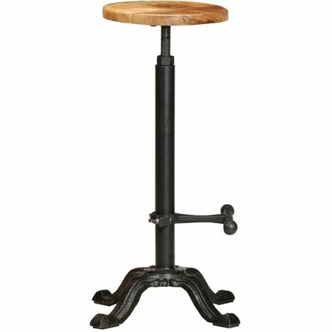 Sortie 😀 YOUTHUP Chaises De Bar 2 Pcs Bois De Manguier Solide 🎁 4 Sortie 😀 YOUTHUP Chaises De Bar 2 Pcs Bois De Manguier Solide 🎁 – Image 2