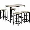 Coupon 🎁 WYCTIN Hofuton Ensemble Table De Bar Design Industriel + 4 Tabourets Repose-Pieds Panneaux Particules Imitation Chêne Clair Métal Noir 🤩 1 Coupon 🎁 WYCTIN Hofuton Ensemble Table De Bar Design Industriel + 4 Tabourets Repose-Pieds Panneaux Particules Imitation Chêne Clair Métal Noir 🤩 -Table haute Boutique 19605225 1