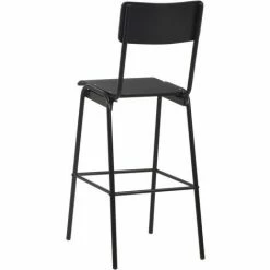Top 10 🤩 ASUPERMALL Mobilier De Bar 3 Pcs Acier Noir 🎉 -Table haute Boutique 19768163 4