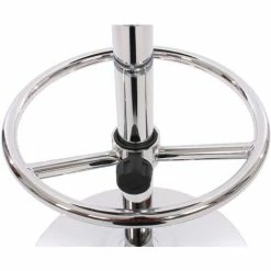 Remise ✔️ HHG Table De Bar / Table Haute Chicago, Avec Repose-pied, 63x63x110cm, Blanc 🧨 -Table haute Boutique 20470893 5