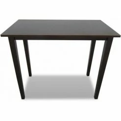 Sortie 🔥 ASUPERMALL Table De Bar En Bois Marron ⌛ -Table haute Boutique 21369694 3
