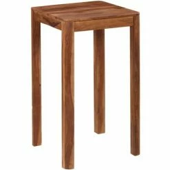 Remise 🎉 ASUPERMALL Table De Bar Bois 60 X 60 X 107 Cm 💯 -Table haute Boutique 21370558 2