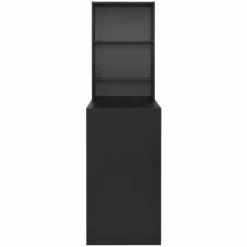 Promo 😍 ASUPERMALL Table De Bar Avec Armoire Noir 115 X 59 X 200 Cm 🛒 8 Promo 😍 ASUPERMALL Table De Bar Avec Armoire Noir 115 X 59 X 200 Cm 🛒 -Table haute Boutique 21371465 2