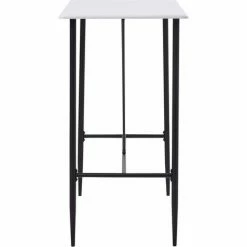 Acheter ✨ ASUPERMALL Table De Bar Blanc 120 X 60 X 110 Cm MDF 😉 -Table haute Boutique 21371705 5