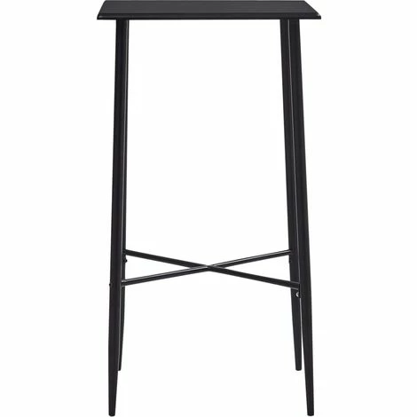 Grosses soldes ❤️ ASUPERMALL Table De Bar Noir 60x60x111 Cm MDF ✔️ 4 Grosses soldes ❤️ ASUPERMALL Table De Bar Noir 60x60x111 Cm MDF ✔️ – Image 2