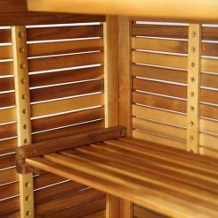 Offres ✔️ ASUPERMALL Table De Bar 110 X 50 X 105 Cm Bois D'acacia Massif 👍 -Table haute Boutique 21372805 4