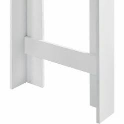 Le moins cher 🥰 Table De Bar Kouvola 110 X 50 X 103 Cm Blanc [en.casa] ❤️ -Table haute Boutique 21612975 5