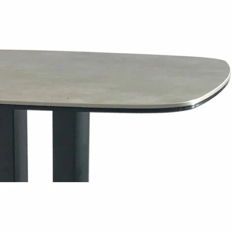 Coupon 🌟 MEUBLETMOI Table Haute Carré Plateau Céramique Gris - SIGMA - Gris 🎉 4 Coupon 🌟 MEUBLETMOI Table Haute Carré Plateau Céramique Gris - SIGMA - Gris 🎉 – Image 2