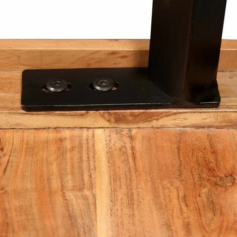 Grosses soldes 🎁 ASUPERMALL Table De Bar Bois Massif D'acacia 60x60x107 Cm ✨ 7 Grosses soldes 🎁 ASUPERMALL Table De Bar Bois Massif D'acacia 60x60x107 Cm ✨ – Image 5