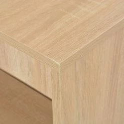 Offres 🥰 ASUPERMALL Table De Bar Avec Etagere Chene 110x50x103 Cm ⭐ -Table haute Boutique 23186307 4
