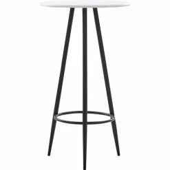 Top 10 🔔 ASUPERMALL Table De Bar Blanc 60 X 107,5 Cm MDF 😀 -Table haute Boutique 23186352 2